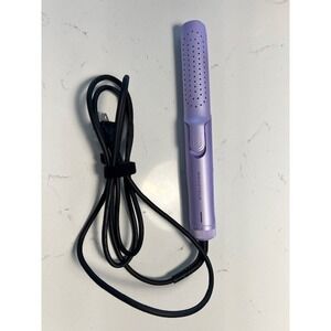 WavyTalk Thermal Brush Hair Straightener Lavender Purple Ionic Ceramic Heated